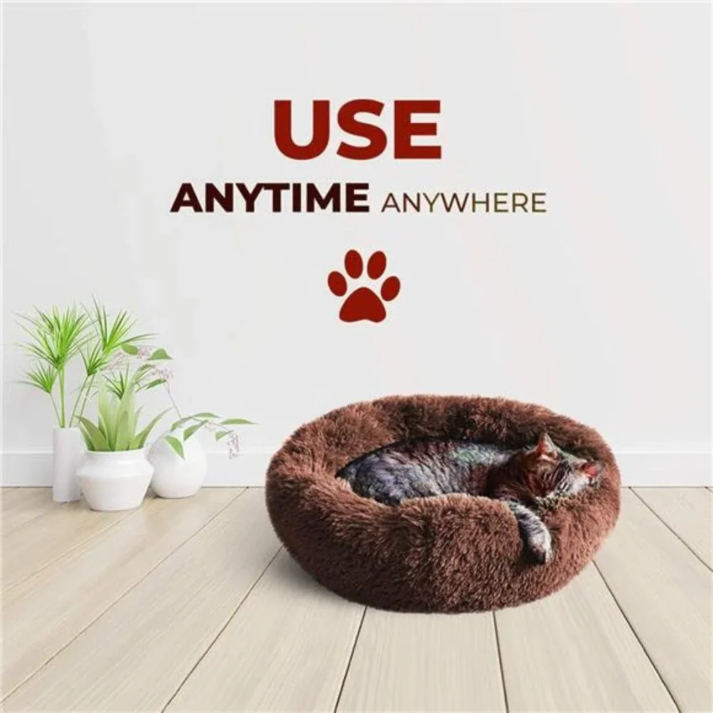 Whiskers & Friends Cat Bed, Cat Beds for Indoor Cats Washable, Orthopedic Soft